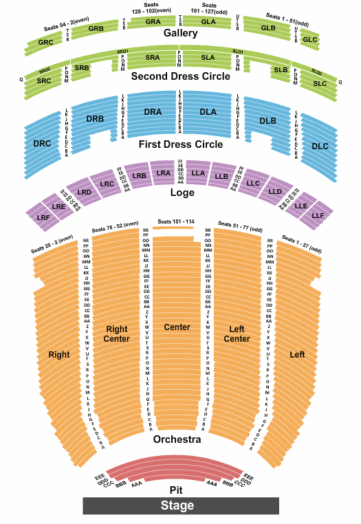 Fabulous Fox Theatre Cirque du Soleil Seating Chart